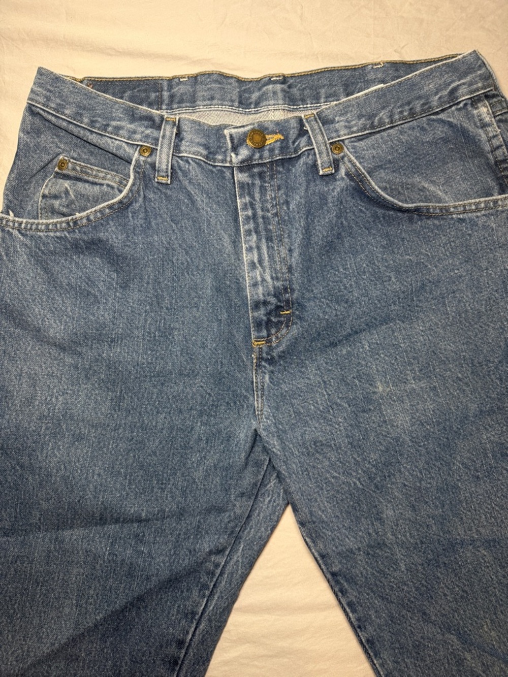 Wrangler Relaxed Fit Blue Denim Jeans